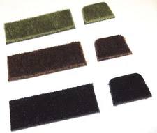1 BROWN - 1 BLACK  1-GREEN Archery 2 PC Adhesive HAIR RUG BOW ARROW REST # 3CL