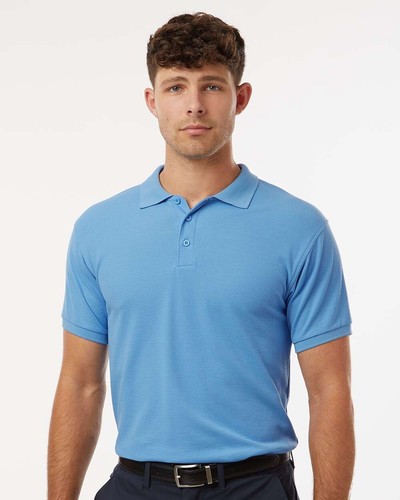 AllPro Mens Pique Polo Shirt 62800 S-6XL Short Sleeve - Picture 18 of 84