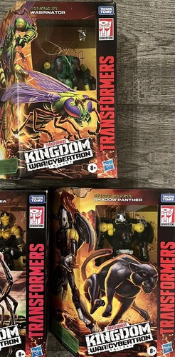 Transformer War Cybertron WFC Kingdom +Shadow Panther+Waspinator New Deluxe - Picture 1 of 2
