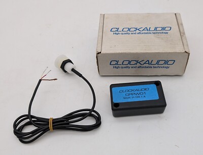 New NOS Clock Audio CPPW01 Phantom Power Adapter Clockaudio in Box Made In UK
