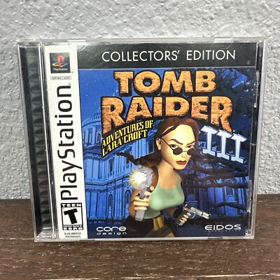 Tomb Raider III: Adventures of Lara Croft (Sony PlayStation 1 1998) CIB Complete