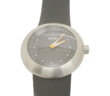 📌 Ikepod Megapod DIS Black Dial Silicone Strap - Pre-Owned Designer Watch 📌