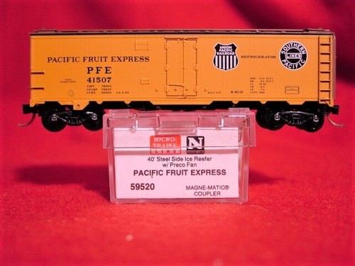 Refrigerador de acero MTL 59520 PACIFIC FRUIT EXPRESS 40' #41507 'NUEVO' ESCALA N | Zustand: New