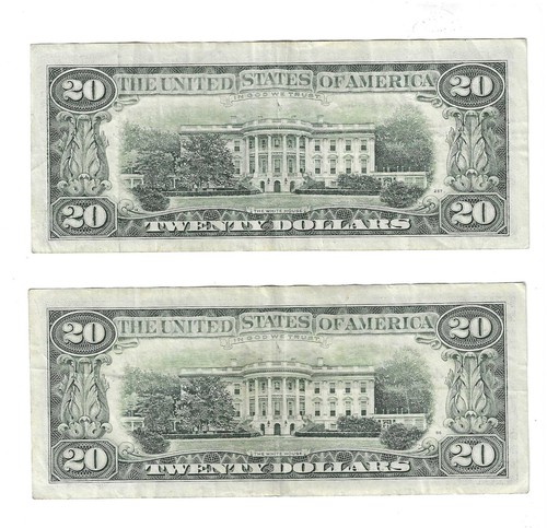 2 DIFFERENT SERIES 1985 1988A $20 CLEVELAND NOTES YOUR CHOICE (LOT M-33) - Picture 2 of 2