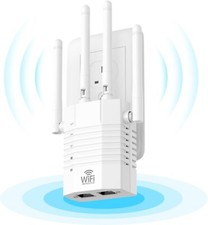 1200Mbps WiFi Extender, WiFi Extender Signal Booster Covers Up to 12880 sq. ft