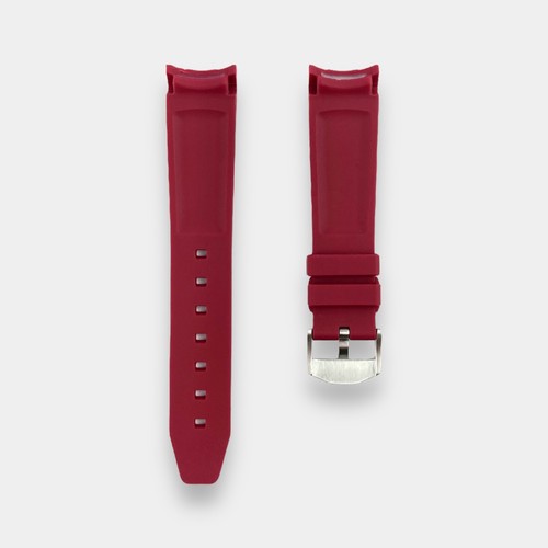 Rubber Curved End Fit Watch Strap Band Made For Rolex Daytona 116500LN 116520 - Picture 3 of 85