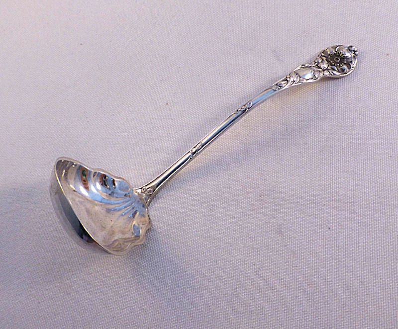Wild Rose-Watson Sterling Cream Sauce Ladle-5 1/4"
Opens in a new window or tab