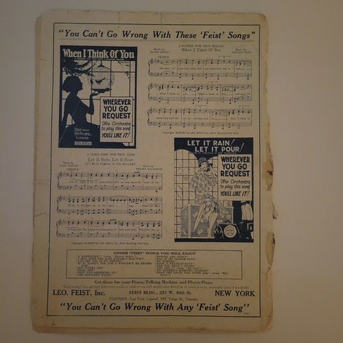 Ill See You In My Dreams Sheet Music Vintage 1924 Isham Jones w/ Ukulele Feist - Picture 4 of 6