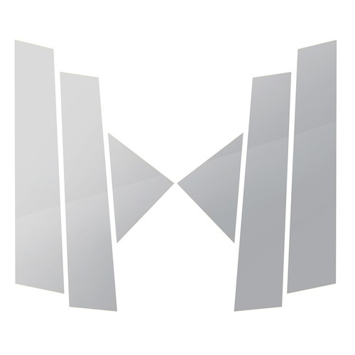6PCS For Chrysler 300/300C 2005-2010 Window Pillar Posts Door Trim Cover Silvery - Picture 20 of 24