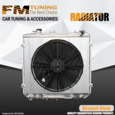 Sportage Radiator with fan shroud For Kia 1995-2001 Aluminum L4 2.0 2Row 2057