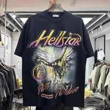 Retro Hellstar Graphic Short Sleeve Shirt Unisex Men Women S-5XL