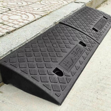 Pair Large Ramp Kerb Ramps Driveway Car Vehicle Motorcycle Threshold Ramp Curb