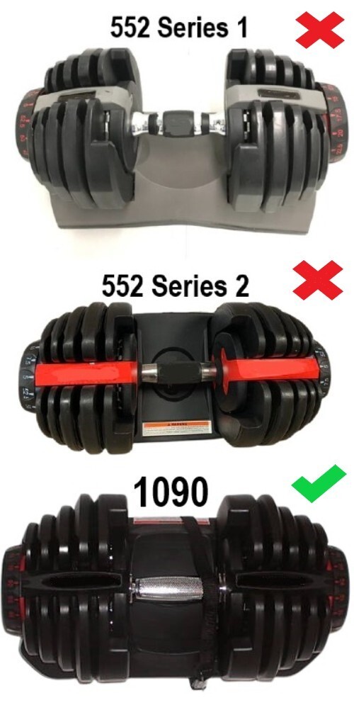 Bowflex 1090 Only SelectTech Dumbbell Replacement #3 Middle Weight Plate 