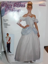 Fairy Tale Fashion Storybook Princess, Cinderella Costume, Adult Woman Halloween