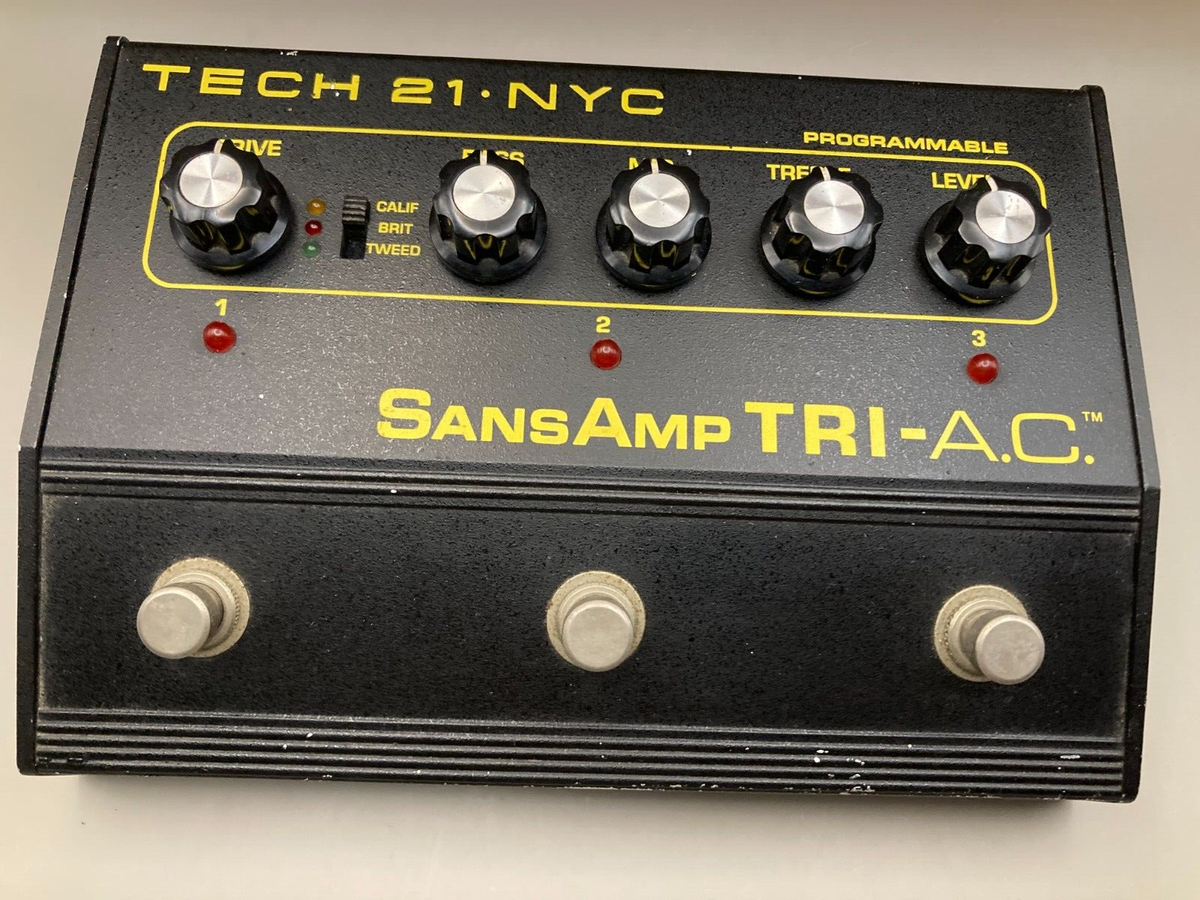 TECH21 SANSAMP TRI-A.C. Overdrive Tested Used from japan | eBay