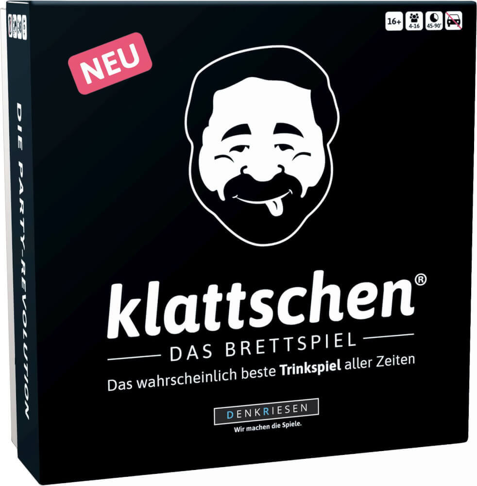 Denkriesen - Klattschen® - Trinkspiel - Das Brettspiel - Das