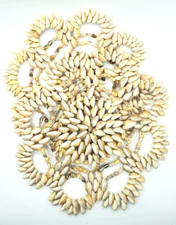 Vintage Shell Trivets Handmade Shell Trivets Two