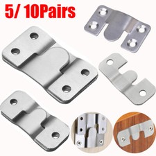 For Picture Display Stainless Steel Interlock Hanging Buckle Kits 5 /10 Pairs