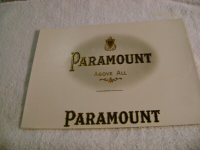 PARAMOUNT- INNER CIGAR BOX -EMBOSSED 