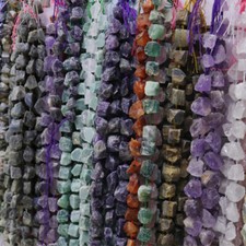 15-30mm Natural Rough Raw Stone Loose Beads Crystal Nugget Mineral Gemstone DIY