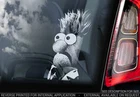 Beaker Car Window Sticker, The Muppet Show Fan Gift, Cartoon Decal Sign -V02