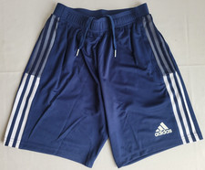 Mens Size Small Blue White Adidas Tiro 21 Training Soccer Shorts GH4471