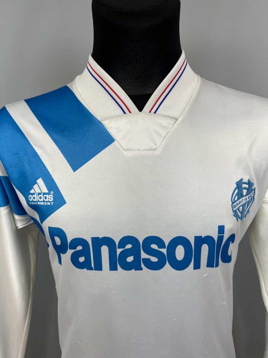 90's/1991-1992 adidas オリンピック マルセイユ サッカー Football shirt soccer FC Olympique Marseille Home 1989/1990/1991