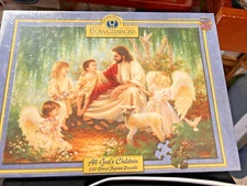 NEW Master Pieces All God's Children 550-Piece Jigsaw Puzzle Dona Gelsinger