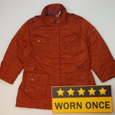 Camel Active Womens Jacket Coat Lightly Padded Polyamide 42 (large) Dark Orange