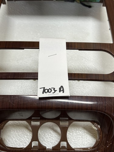 04-08 Ford F-150 King Ranch Radio Bezel Trim Woodgrain OEM 1504302 - Picture 12 of 12