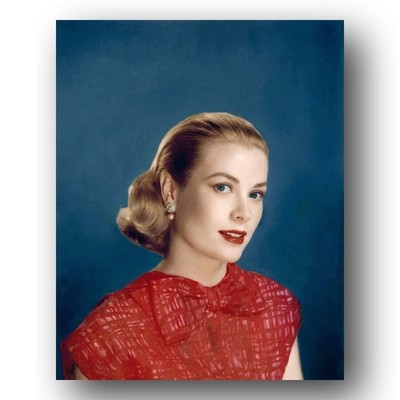 Grace Kelly Prince Rainier III Photo 8x10 Monaco Royalty 1956 Wedding Portrait-5