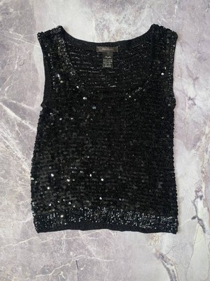 Max Mara Pianoforte L Tank Top Schwarz Set Trägershirt
