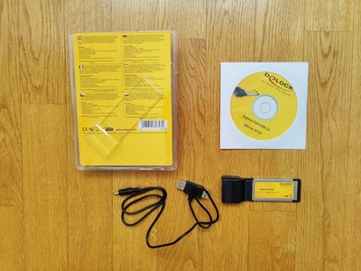 DeLOCK 61753 Express Card zu 2x USB 3.0 Steckkarte Adapter neuwertig in OVP