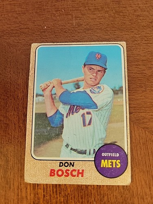 #ad #ad 1968 TOPPS DON BOSCH HIGH NUMBER $1.75