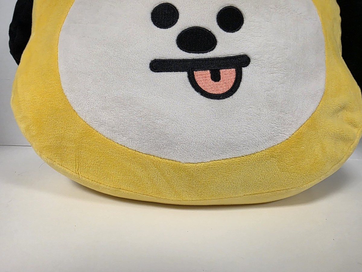 CHIMMY BT21 BTS Jimin Plush Cushion Pillow ~ 12 Inch Yellow Dog