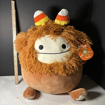 Squishmallow 14  Benny The Bigfoot Candy Corn Headband Halloween 2022 Plush