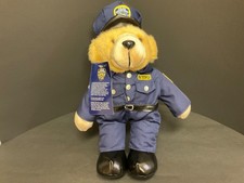 NY Police Teddy Bear Plush in Original Pkg 14" Promo Supports Public Safety NYC