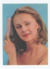 Toppan Stereo Winking Blinking Girl Motion Lenticular 3-D Postcard L-363 New