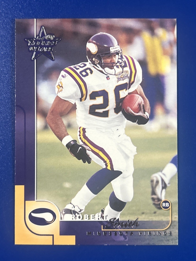 2000 Leaf Rookies & Stars Football Robert Smith Minnesota Vikings #55