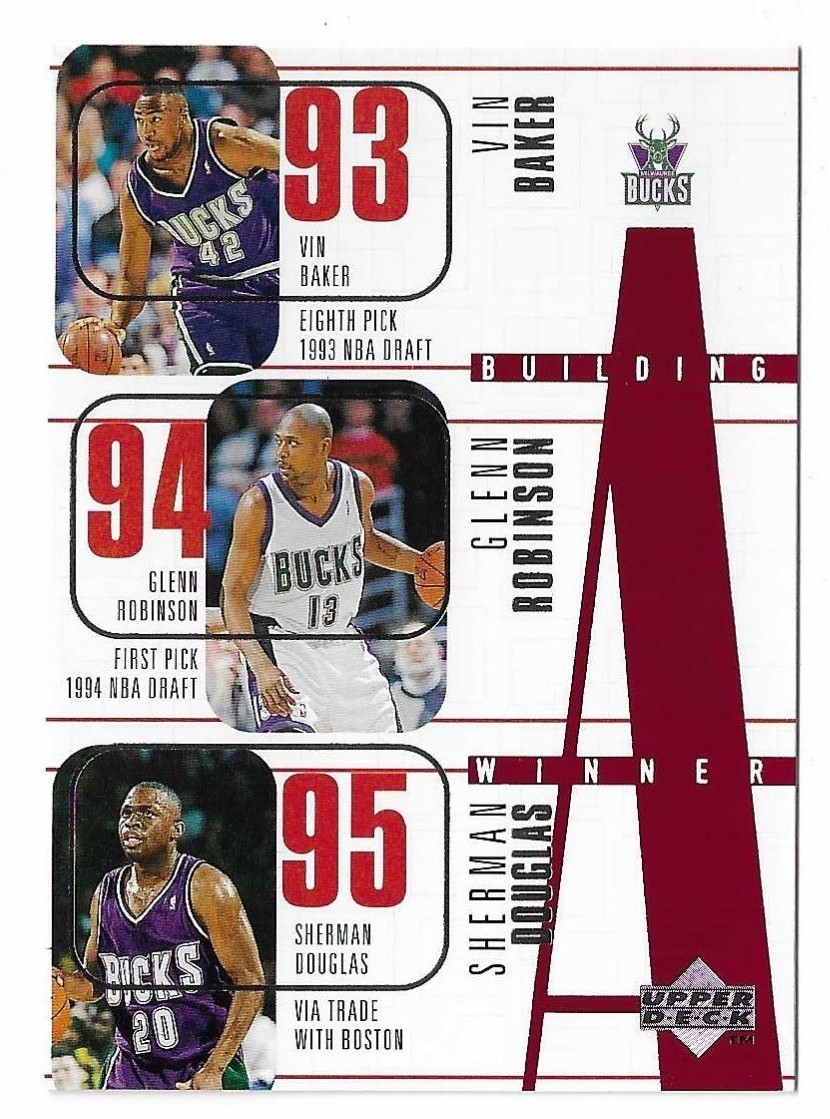 1996-97 Upper Deck Basketball Milwaukee Bucks Building a Winner Card #150