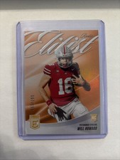 2025 Panini Donruss Elite Will Howard Rookie Elitist Orange Parallel /199 