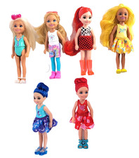 Barbie Little Sister Chelsea Muñecas Lote 6 Mattel Chelsea Club