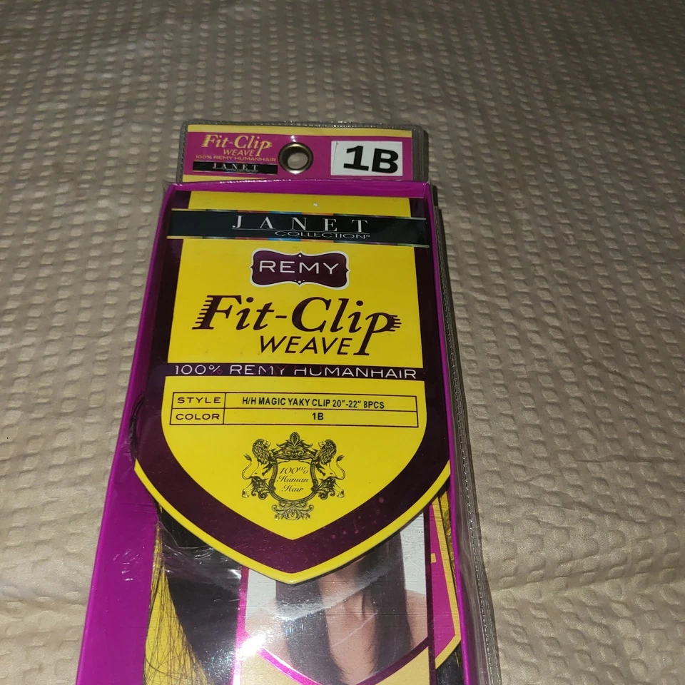 Janet Collection - Fit-Clip Weave H/H MAGIC YAKY CLIP 20"-22" BPCS 1B - Image 2 of 4