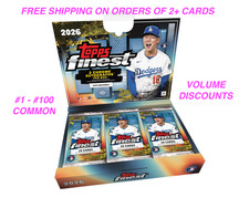 2026 Topps Finest Baseball - YOU PICK - COMPL...