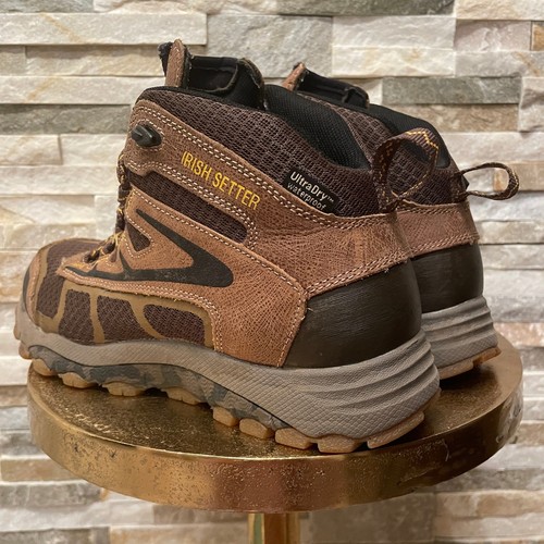Irish Setter Men’s 8 Hiking Boots | Trail Grip, Waterproof, Brown Suede Mesh - Picture 5 of 9