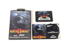 Mortal Kombat 2 II - Sega Megadrive - Complete With Manual - MK2 - 16-Bit Cart.