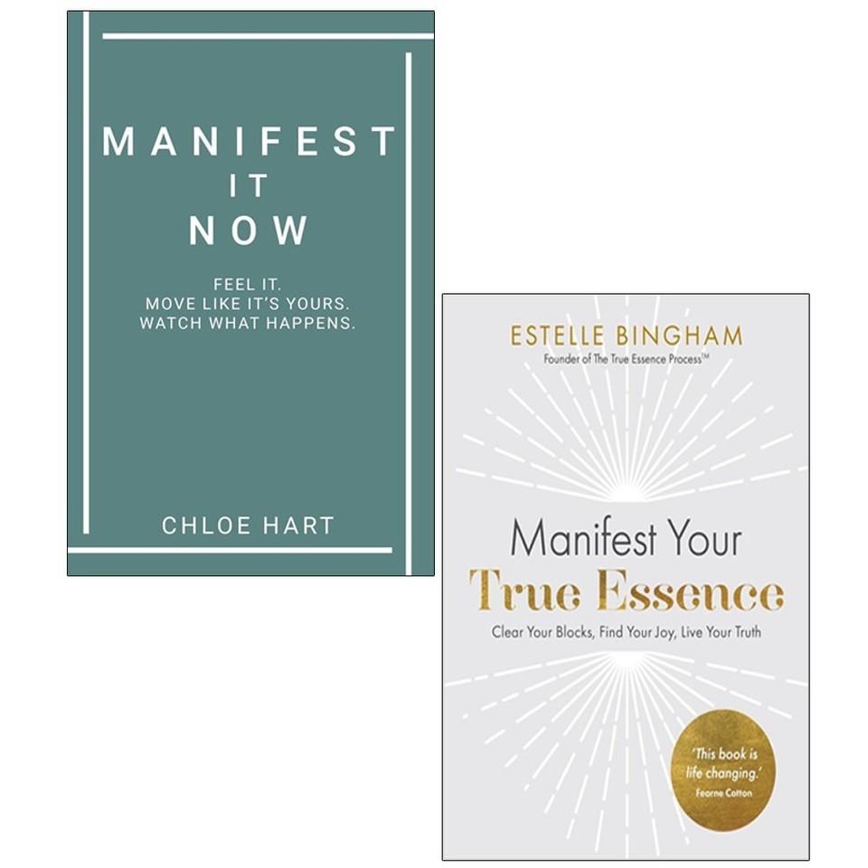 Manifest Your True Essence,Manifest It Now  Chloe Hart 2 Books Collection Set
