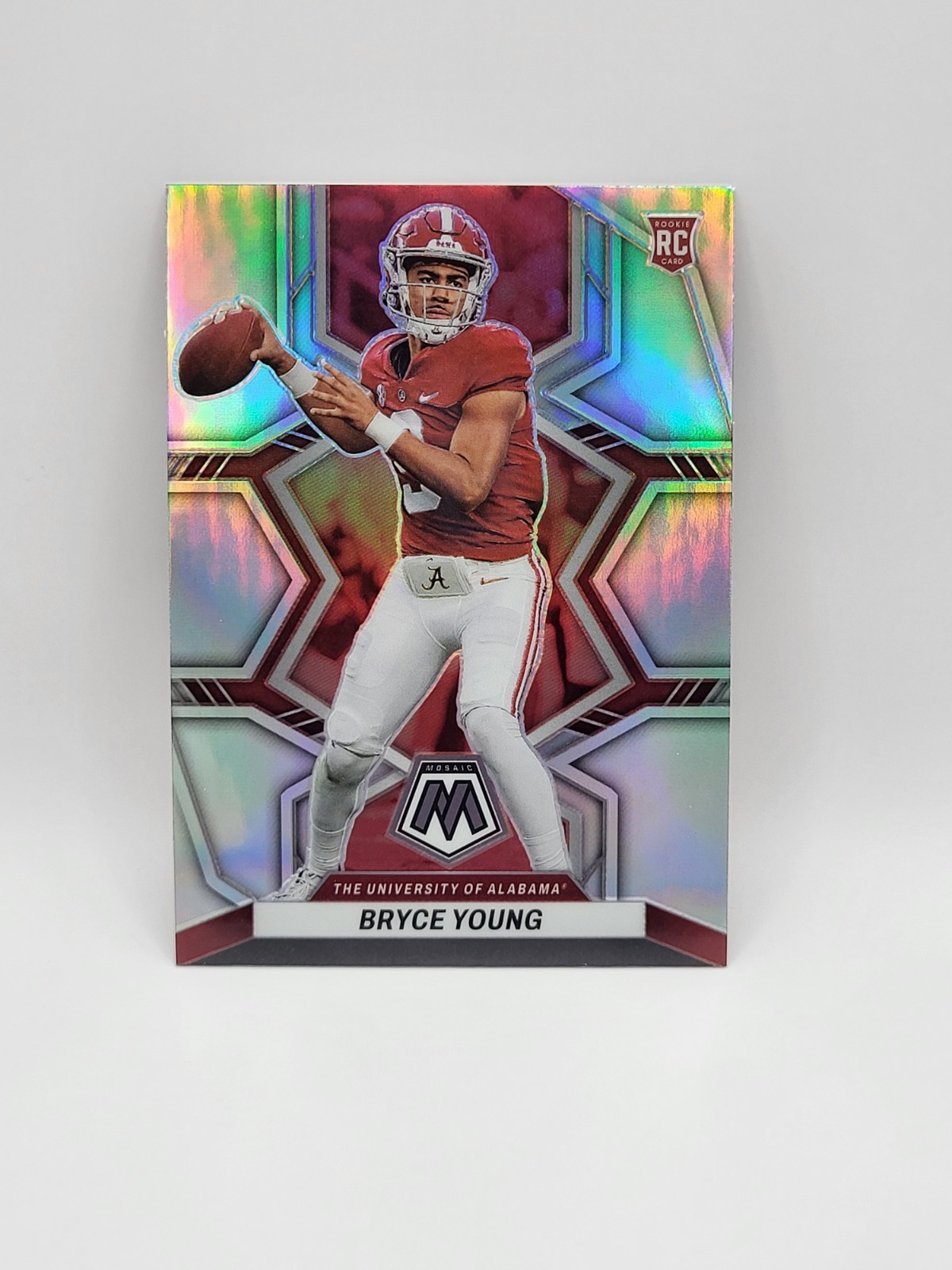 2023 Panini Mosaic Draft Picks - Bryce Young #1 Silver Prizm (RC)