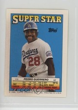 1988 Super Star Sticker Back Cards ( 41 207) Pedro Guerrero Rafael Ramirez 0au4