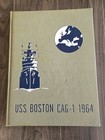 Vtg 1964 USS USS Boston CAG-1 Mediterranean Cruise Book Navy Log Vietnam War — photo 1